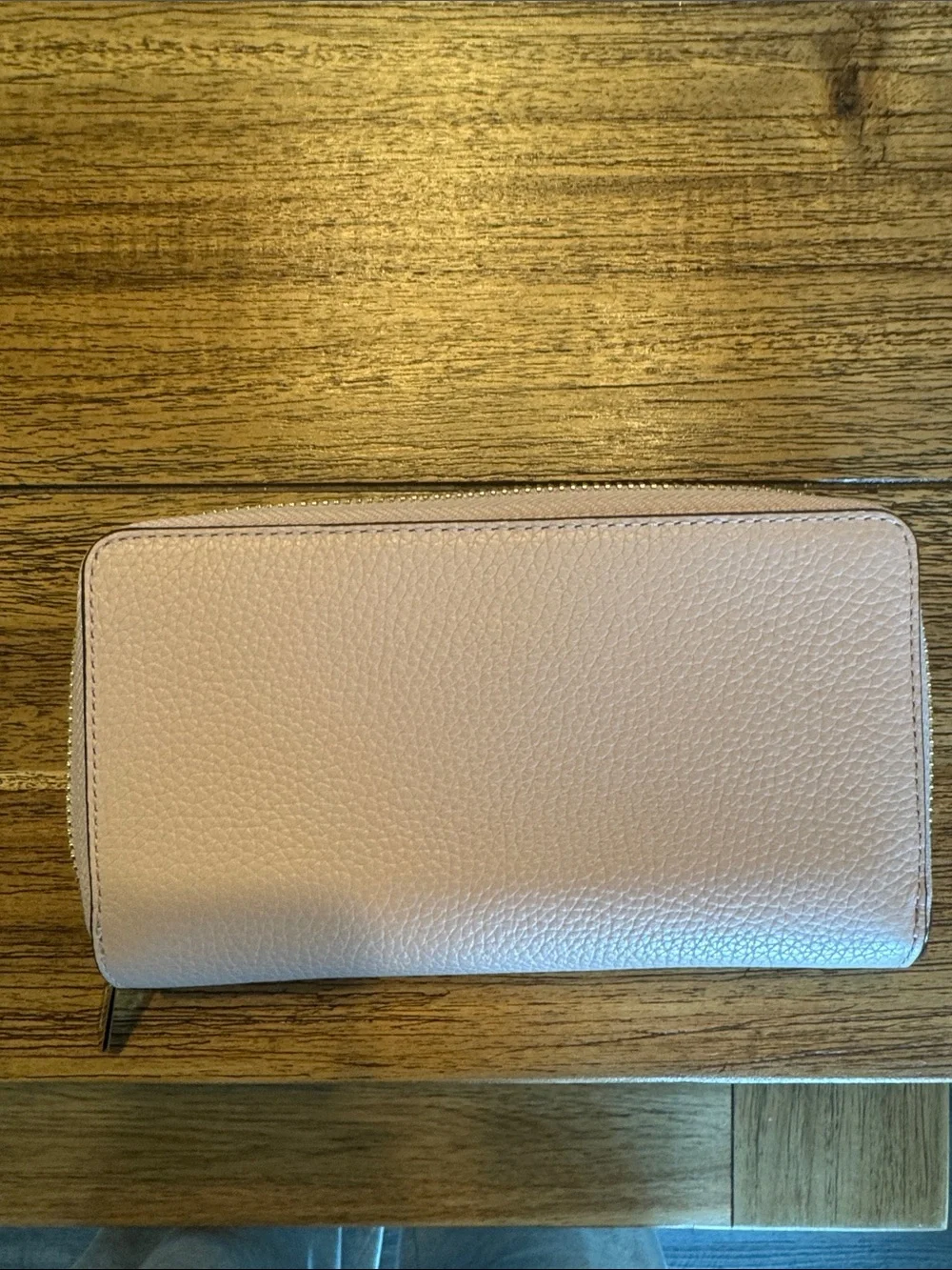 Michael Kors Pebbled Leather Zip Wallet with Wristlet Strap